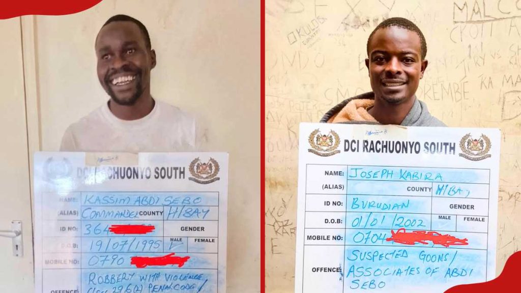 Violences à Homa Bay : un ressortissant burundais parmi les 7 arrêtés aux côtés du chef de gang présumé Abdi Sebo